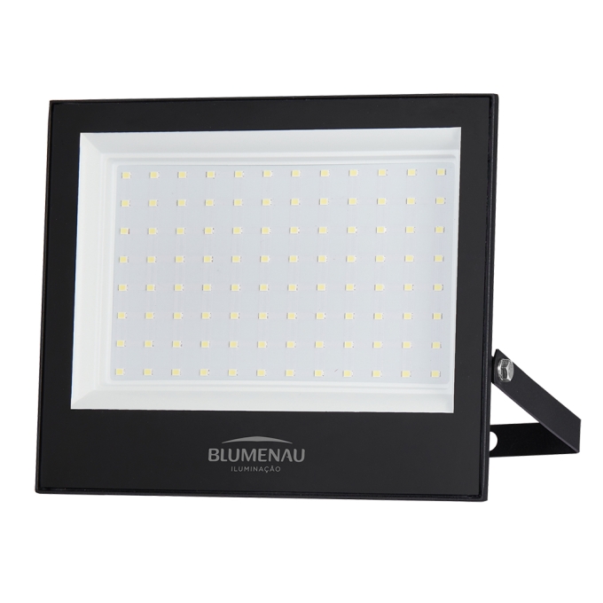 Refletor Led Blumenau Play 100 watts 3000K IP66 Alumínio Bivolt 78100300