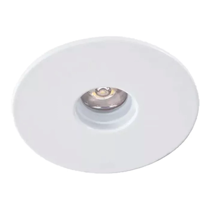 Embutido Moon Olho de Moscou MR11 Redondo ABS Branco 1061431 