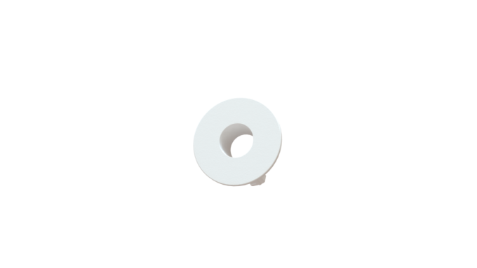 Embutido Moon Olho de Moscou MR11 Redondo ABS Branco 1061431 