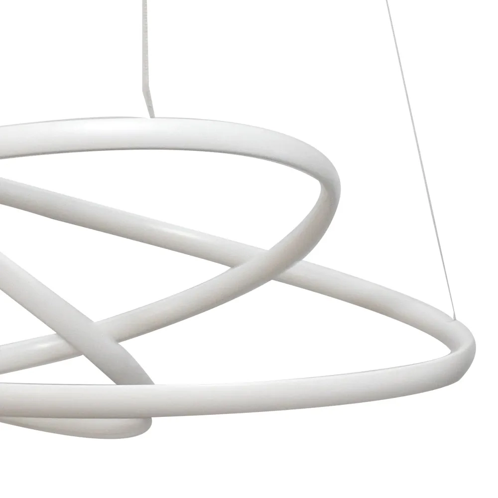Pendente Bella Zig Branco 35 watts 3000K Ø570x470x260mm TP001