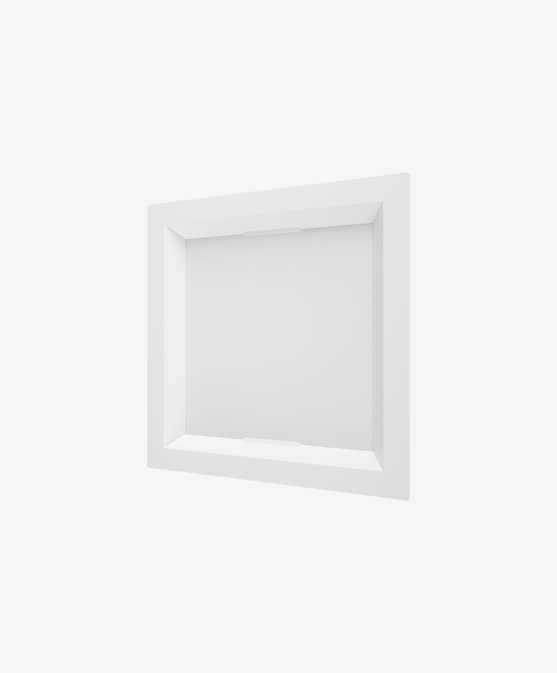 Painel Recuado Embutir ABS Opus LED 220x220mm 18 watts 3000K OPS 85292
