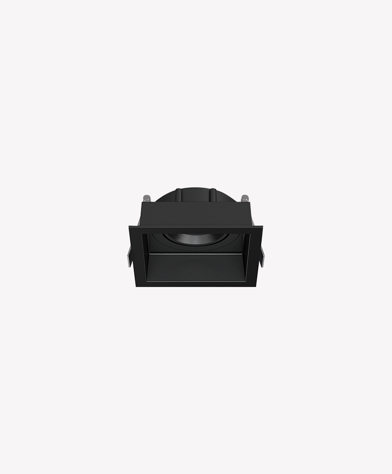 Spot Microborda Opus LED Genesis MR11 Alumínio Preto 75x75x35mm OPS 89849