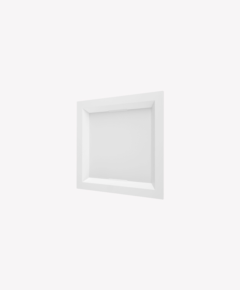 Painel Recuado Embutir ABS Opus LED 176x176mm 12 watts 3000K OPS 85261