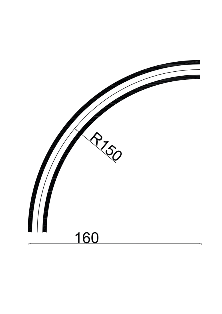 Curva para Trilho Magnético Onyx Alpertone R150 Branco 48V IP20 011438