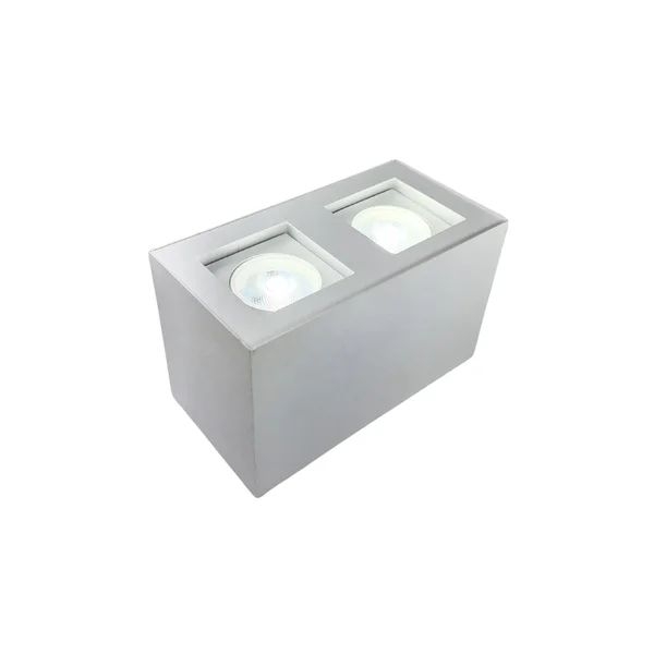 Spot Sobrepor Direcional Eisen Cube Alumínio 2L PAR20 210x110mm 211