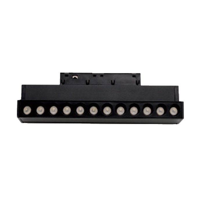 Módulo Grille Magnético Alpertone  Articulado Magno 48V 12 watts 3000K 24° Preto 240x23x100mm 3006