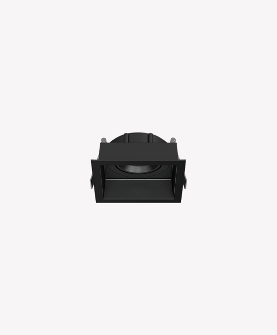 Spot Microborda Opus LED Genesis MR16 Alumínio Preto 90x90x35mm OPS 89856