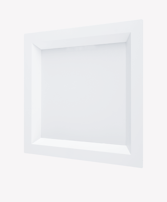 Painel Recuado Embutir ABS Opus LED 400x400mm 36 watts 4000K OPS 87258
