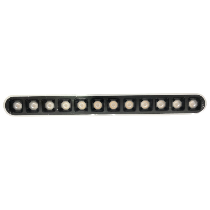 Módulo Magnético Alpertone Onyx Grille Slim 20 watts 24° IR90 Branco 48V 290x30x25mm 011163/4