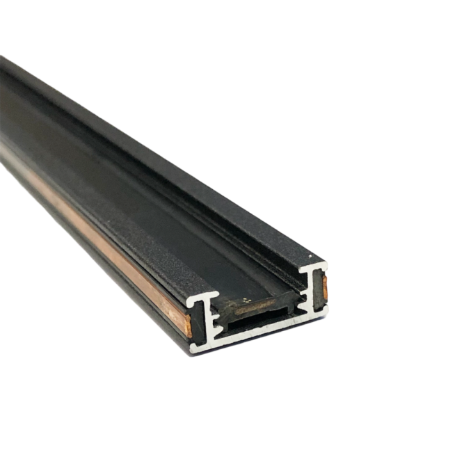 Trilho Magnético Alpertone Sobrepor Onyx Preto 2 Metros 48V IP20 011165