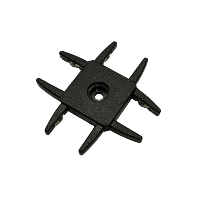 Conector X para Trilho Magnético Onyx Alpertone Preto 48V IP20 011170