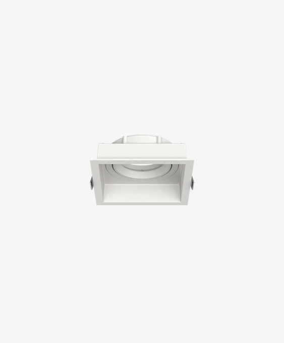 Spot Microborda Opus LED Genesis MR16 Alumínio Branco 90x90x35mm OPS 89795