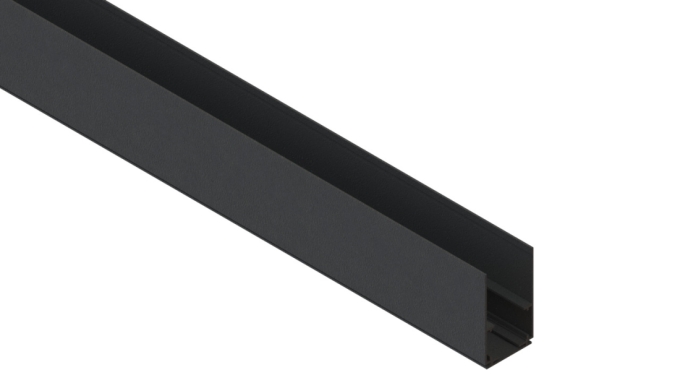 Trilho Magnético Pendente Alpertone Magno 2 Metros Preto 3011