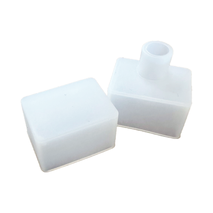 Acabamento de Silicone para Perfil Flexível Alpertone (25x17mm) Sem Furo 10 Unidades 081W