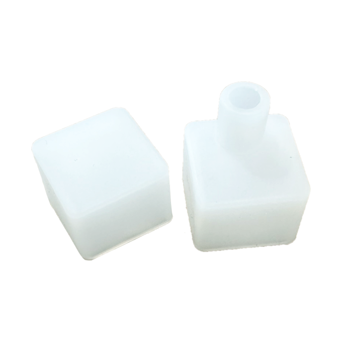 Acabamento de Silicone para Perfil Flexível Alpertone (12x12mm) Com Furo 10 Unidades 088