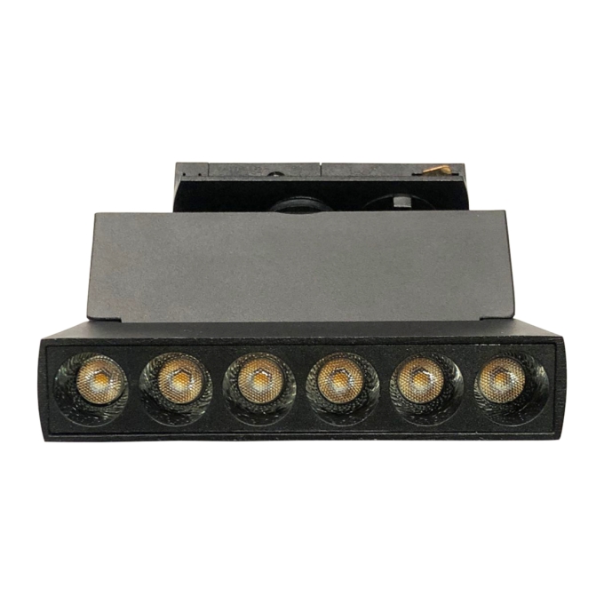 Módulo Articulado para Trilho Alpertone Vision 6 watts 3000K 43° Preto Bivolt 23x123x100mm 011145