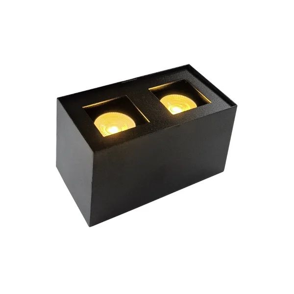 Spot Sobrepor Direcional Eisen Cube Alumínio 2L AR70 210x110mm 216