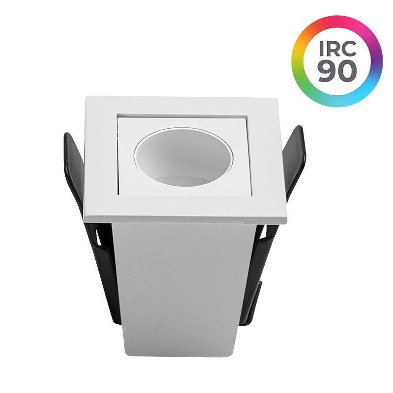 Embutido Nordecor Downlight Powerus Branco 2 watts 4000K IRC90 35° Bivolt 46x46x52mm 6782