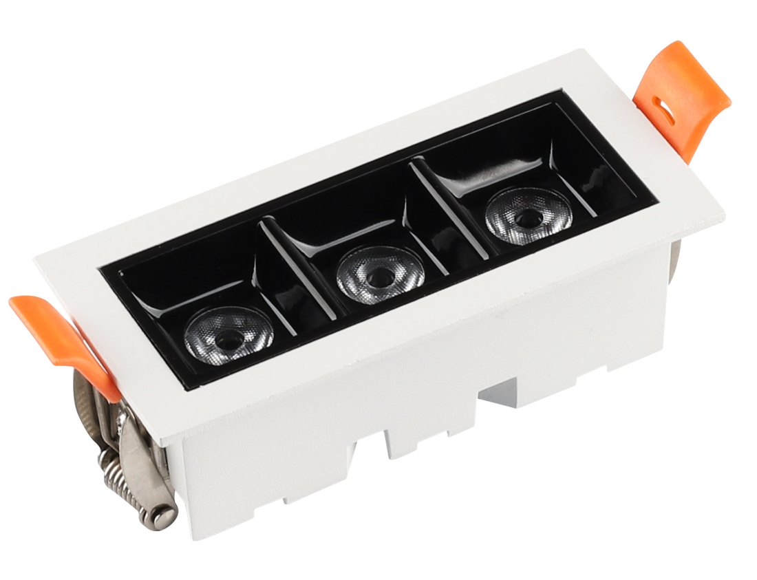 Embutido Alpertone Downlight Durell 6 watts 36° Branco e Preto IRC90 Bivolt 97x45x32mm 011553/011554