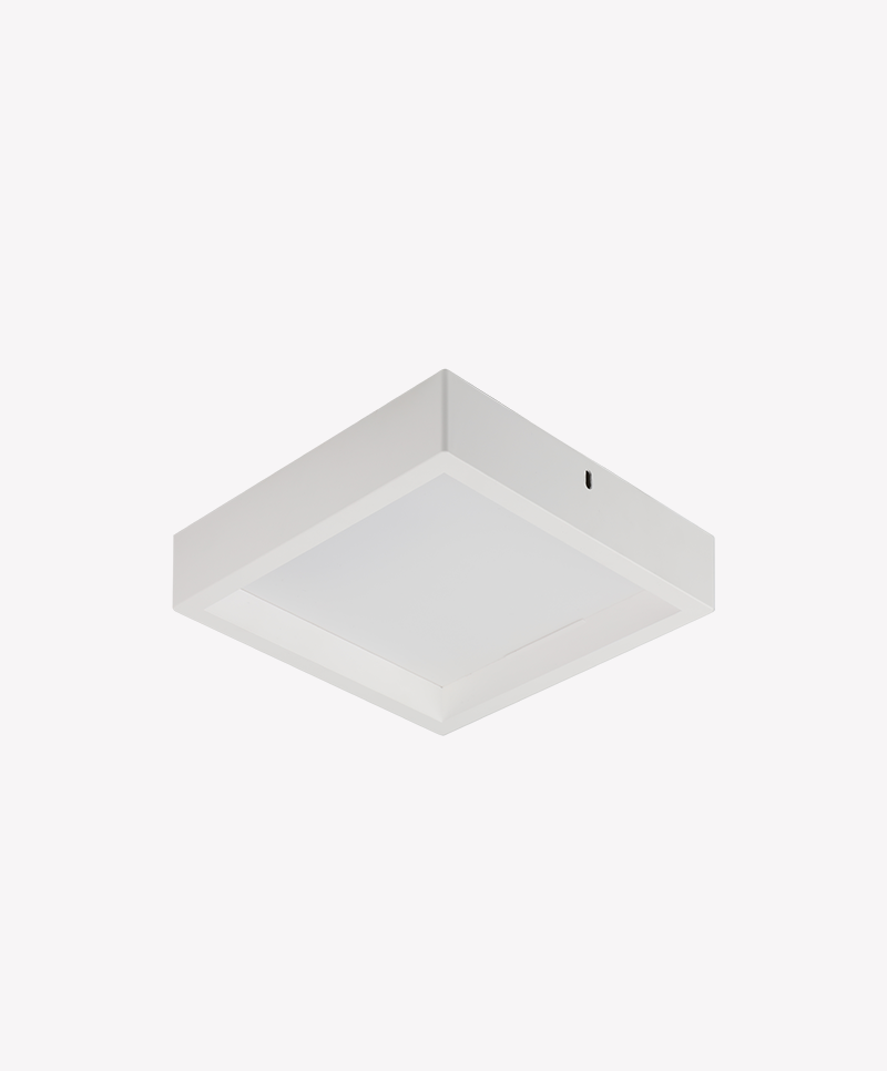 Painel Recuado Sobrepor Opus LED Branco 210x210x46mm 18 watts 3000K OPS 87289 