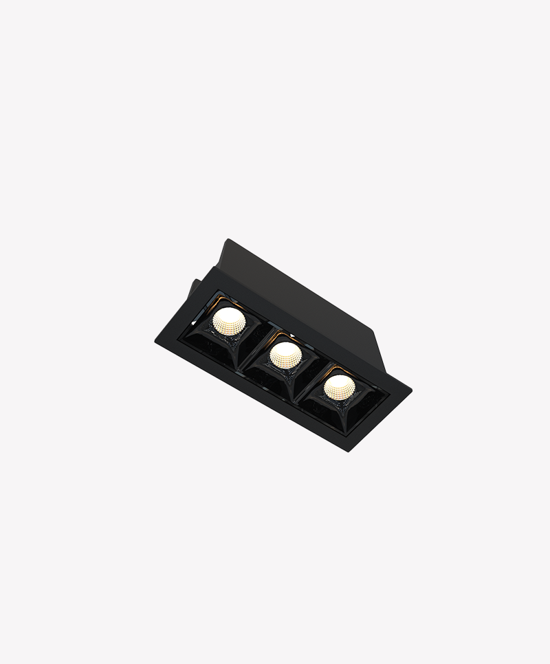Spot Embutir Opus LED Soul 6 watts 4000K IRC90 26° IP20 105x45x50mm Preto OPS 87791