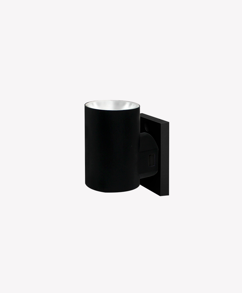 Arandela Opus Polo 18 watts 3000K 30° IP65 Preto 78x114x162mm OPS 34928



