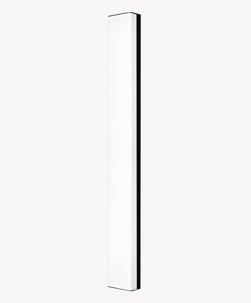 Luminária LED Opus Flat 125° IP20 18 watts 3000K 590x60x36mm Preto OPS 89900