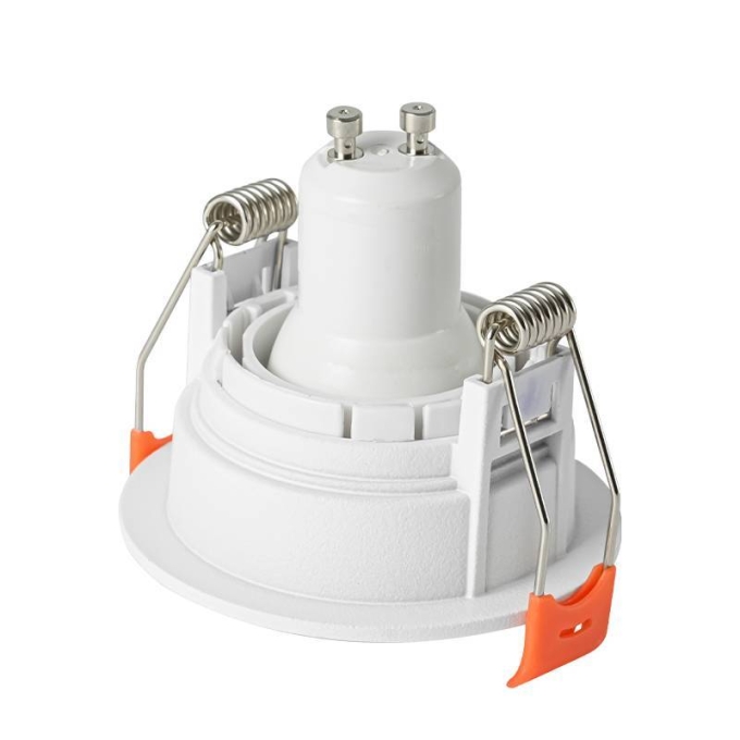 Spot Embutir Nordecor Loyo Redondo 1L Mini Dicroica MR11 Branco Ø72mm 6932