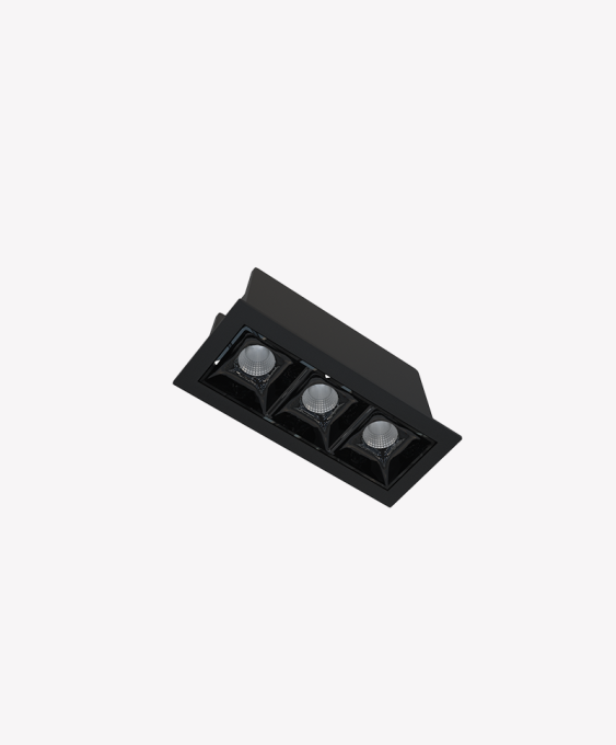 Spot Embutir Opus LED Soul 6 watts 4000K IRC90 26° IP20 105x45x50mm Preto OPS 87791