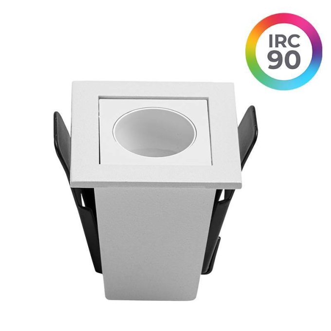 Embutido Nordecor Downlight Powerus Branco 2 watts 4000K IRC90 35° Bivolt 46x46x52mm 6782