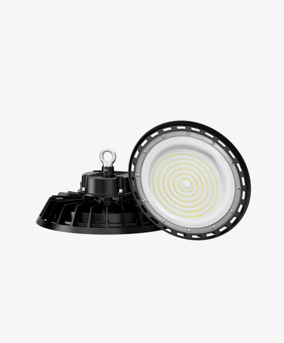 Pendente Opus Highbay 90° IP65 IRC80 100 watts 6500K Ø253x120mm OPS 32221

