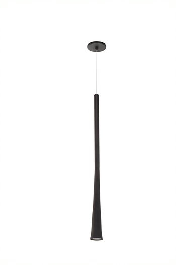 Pendente Old Artisan Tubinho PRETO 1L Mini Dicróica Ø45x560mm PD-5581