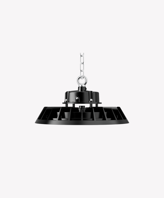 Pendente Opus Highbay 90° IP65 IRC80 100 watts 6500K Ø253x120mm OPS 32221
