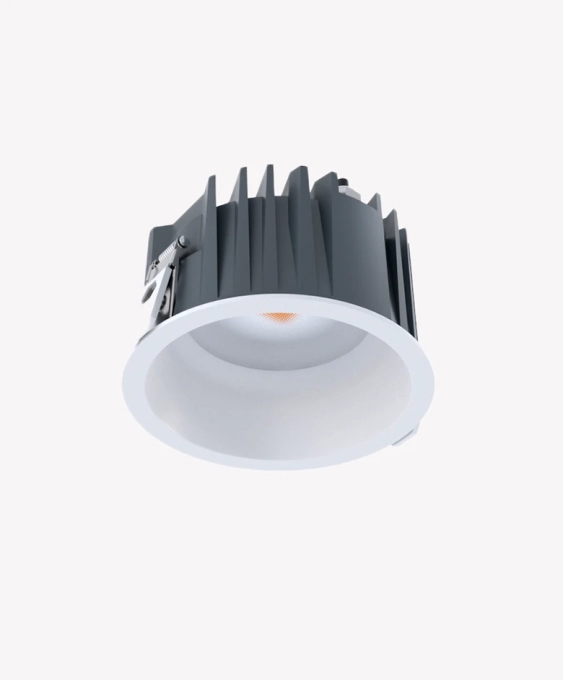 Spot LED Downlight Opus IP20 IRC90 55° 24 watts 3000K Branco Bivolt Ø130mm OPS 88880