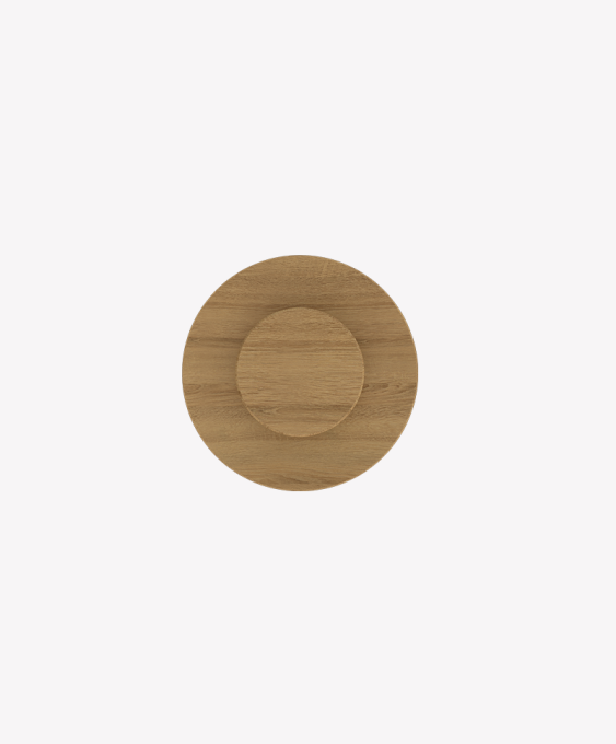 Arandela Opus Eclipse 8 watts 3000K 100° IP65 Madeira 240x240x50mm OPS 35161



