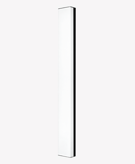 Luminária LED Opus Flat 125° IP20 18 watts 3000K 590x60x36mm Preto OPS 89900