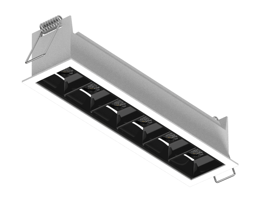 Luminária Powerlume Embutir Alumínio 14 watts 36° 12V IP40 42x171mm DOTEMB-14W