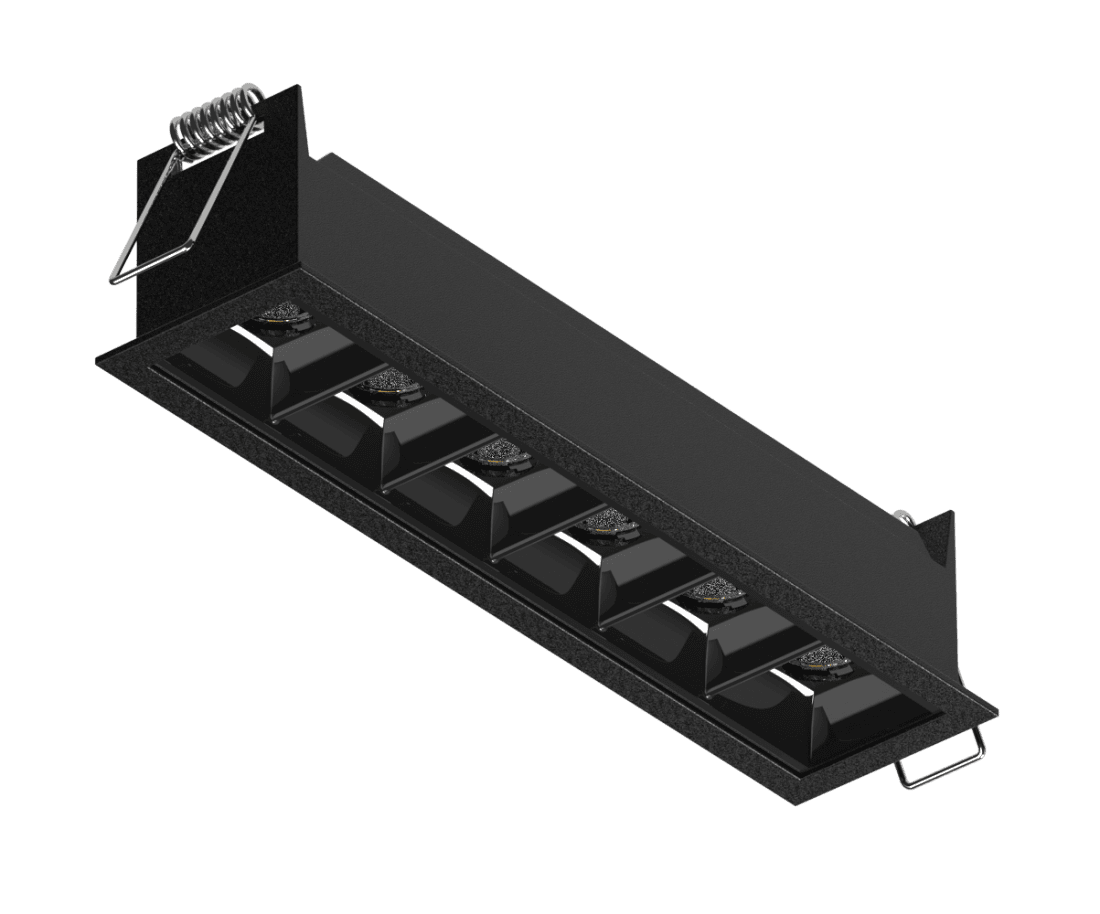 Luminária Powerlume Embutir Alumínio 14 watts 36° 12V IP40 42x171mm DOTEMB-14W