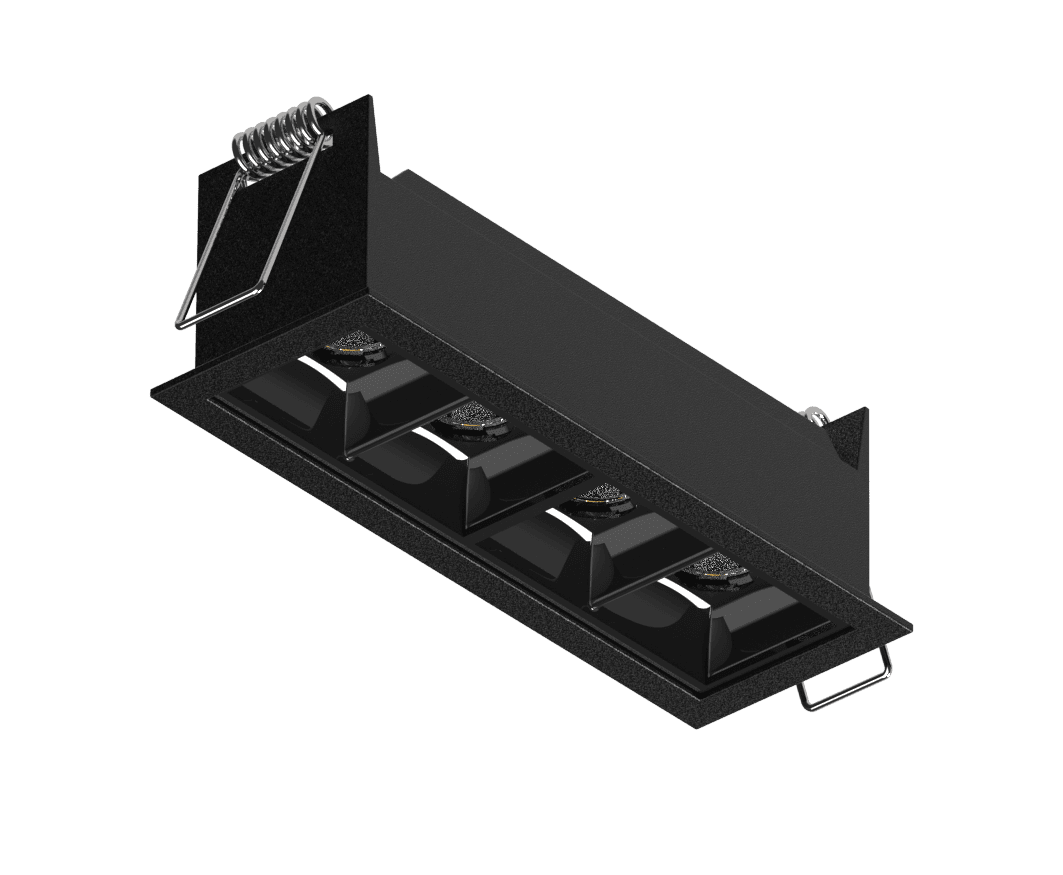 Luminária Powerlume Embutir Alumínio 10 watts 36° Bivolt IP40 42x120mm DOTEMB-10W