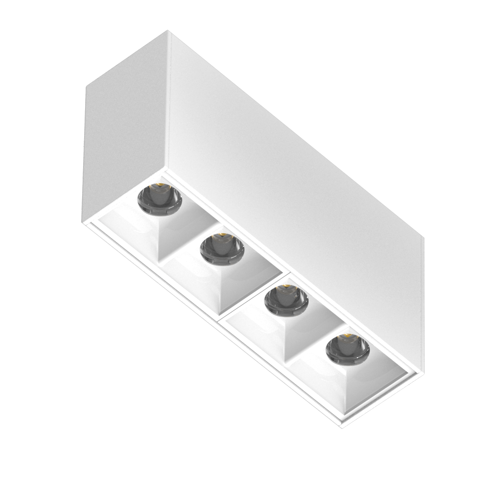 Luminária Powerlume Dot Line Sobrepor Alumínio 10 watts 36° IP40 33x108mm DOTSBP-10W