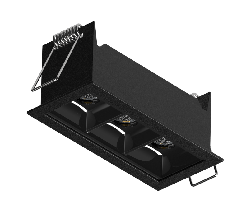 Luminária Powerlume Embutir Alumínio 7 watts 36° 12V IP40 42x92mm DOTEMB-7W