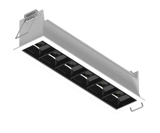 Luminária Powerlume Embutir Alumínio 14 watts 36° 12V IP40 42x171mm DOTEMB-14W