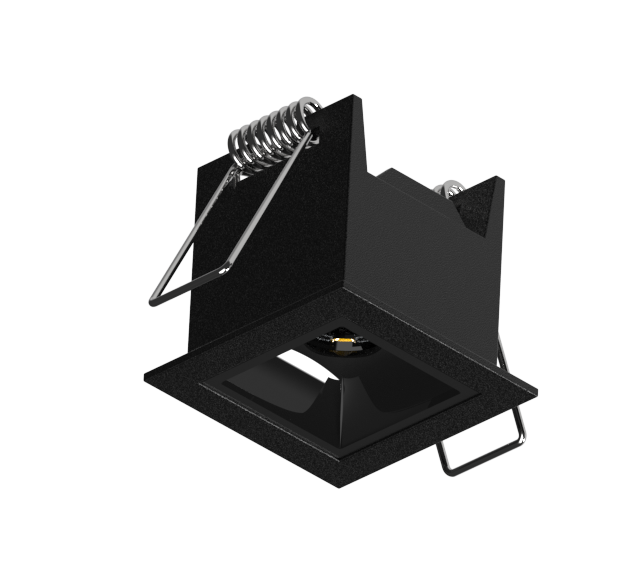 Luminária Powerlume Embutir Alumínio 3 watts 36° 12V IP40 42x42mm DOTEMB-3W