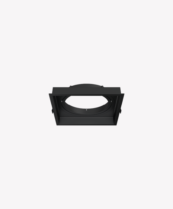 Spot Microborda Opus LED Genesis AR111 Alumínio Preto OPS 89894 