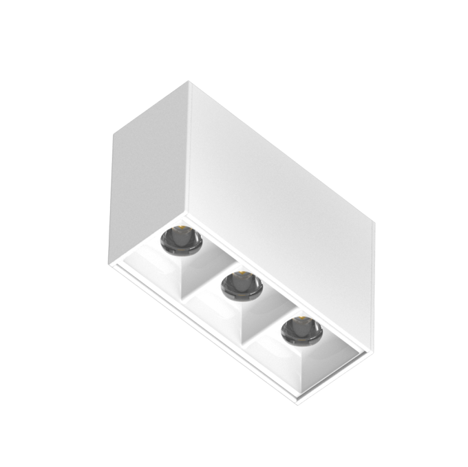 Luminária Powerlume Dot Line Sobrepor Alumínio 7 watts 36° IP40 33x80mm DOTSBP-7W