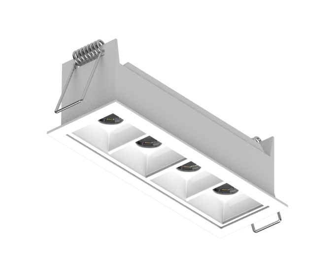 Luminária Powerlume Embutir Alumínio 10 watts 36° Bivolt IP40 42x120mm DOTEMB-10W