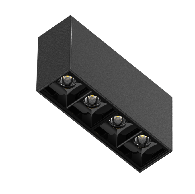 Luminária Powerlume Dot Line Sobrepor Alumínio 10 watts 36° IP40 33x108mm DOTSBP-10W