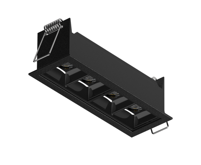 Luminária Powerlume Embutir Alumínio 10 watts 36° Bivolt IP40 42x120mm DOTEMB-10W