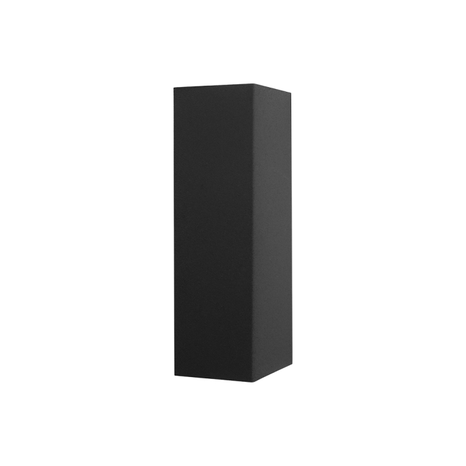 Arandela Blumenau Gota Preto Fosco Alumínio e Vidro 2L G9 IP43 70x60x200mm 45100200-16