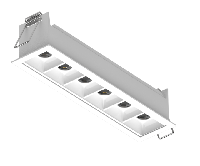 Luminária Powerlume Embutir Alumínio 14 watts 36° 12V IP40 42x171mm DOTEMB-14W